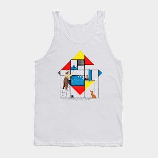 Mondri an' his house Tank Top